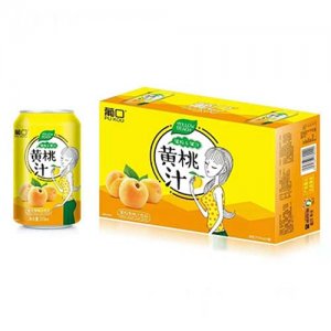 葡口食品果粒黄桃汁饮品