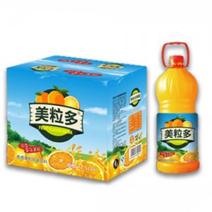 握握手2.5Lx6美粒多香橙果粒风味饮料