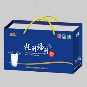 好梦中老年牛奶双提袋