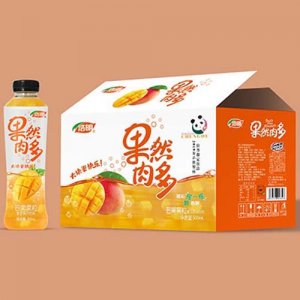 浩明果然肉多芒果果粒复合果汁500mlx15瓶