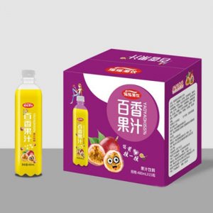 咔乐摇摇潮饮百香果汁480mlX15
