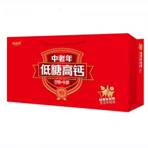味益纯谷物牛奶中老年低糖高钙蛋白饮品