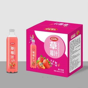咔乐摇摇潮饮草莓汁480mlX15