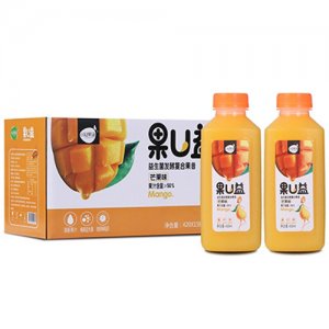 果U益益生菌发酵复合果昔芒果味