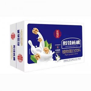 庄锦记醇臻核桃植物蛋白饮料箱子装