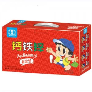 旺仔钙铁锌儿童酸奶礼品装125mlx28盒