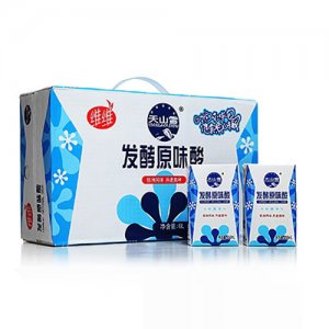 维维天山雪花样包原味酸奶250mlx24盒
