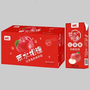 好梦苹水相逢红苹果风味饮品