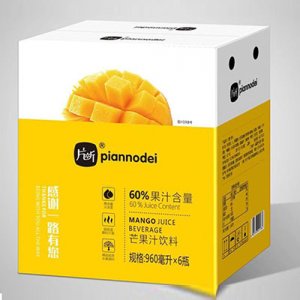 片断芒果汁960mlx6