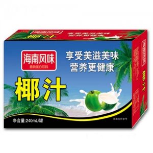 佰慧饮品豪阳海南风味椰汁植物蛋白饮料