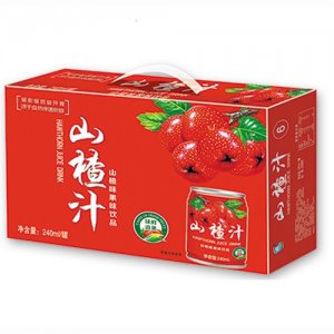 悦阳山楂汁山楂味果味饮料240ml箱装