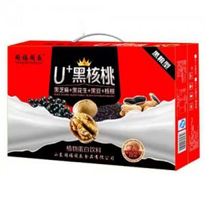 同福同乐U+黑核桃植物蛋白饮料