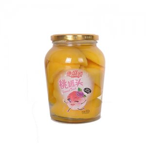 德盛恒900g桃罐头
