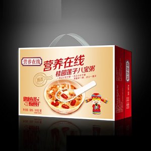 营养在线桂圆莲子八宝粥10罐礼盒装