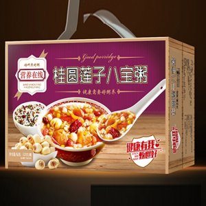 营养在线桂圆莲子八宝粥礼盒装