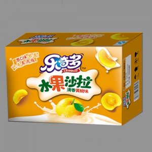 乐奇多水果沙拉黄桃味箱装