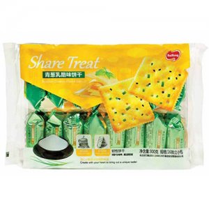 百荣青葱乳酪饼干300g