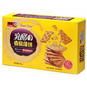 百荣薏米乳酪饼干185g