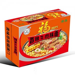 福满门香辣牛肉味面