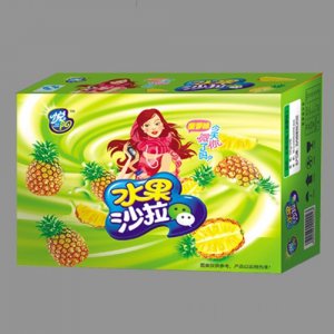 悦阳菠萝味水果沙拉箱装