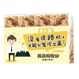 麦乐番坚果烤芙酥黑糖+核桃380克