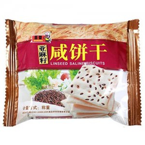 百荣亚麻籽咸饼干