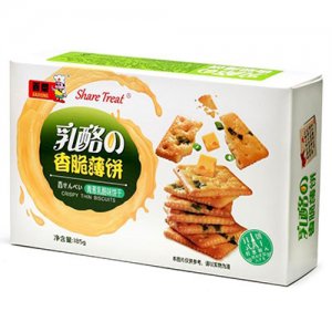 百荣青葱乳酪饼干185g