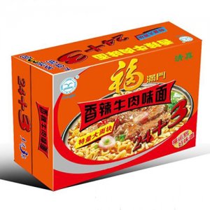 福满门香辣牛肉味面