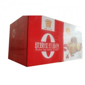 吉蕴玫瑰红豆面包