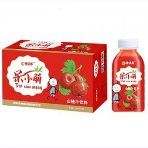 豫浪鑫呆小萌山楂汁果汁饮料380mlx15瓶