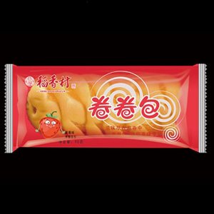 稻香村卷卷包果酱面包草莓味90g