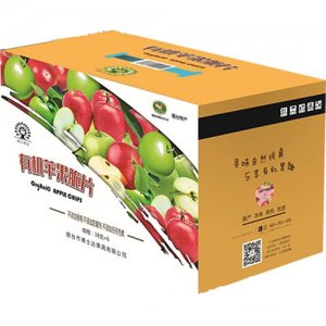 音乐果园有机苹果脆片26gx7袋