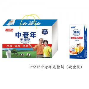 新湖源中老年无糖奶（硬盒装）