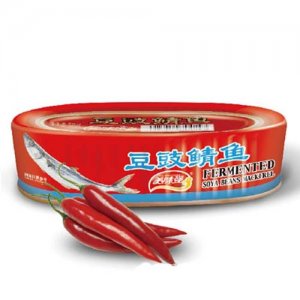美味强豆鲭鱼罐头156g