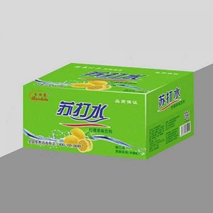 百仕露苏打水柠檬果味饮料375mlx24瓶