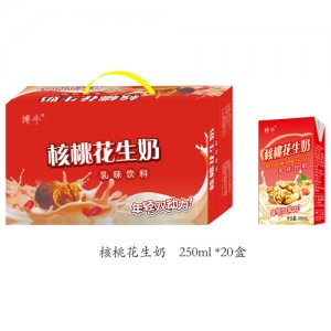 博牛20盒核桃花生奶