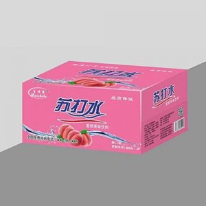 百仕露无汽苏打水蜜桃果味饮料375mlx24瓶