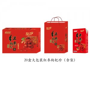 新湖源20盒大包装红枣枸杞珍(含袋)