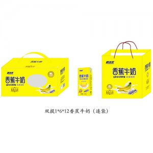 新湖源双提 1X6X12香蕉牛奶(含袋)
