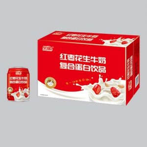 早强红枣花生牛奶