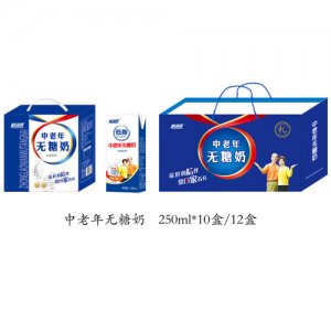 新湖源左右双提中老年无糖奶（含袋）
