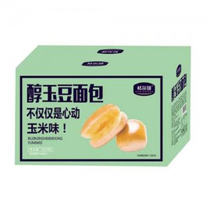 恬尔甜醇玉豆面包玉米味箱装
