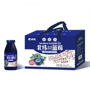 米奇北纬52蓝莓复合果汁260mlX8瓶