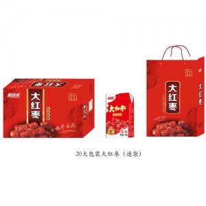 新湖源20盒大包装大红枣（含袋）