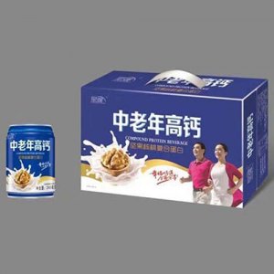 早强中老年高钙坚果核桃复合蛋白饮料
