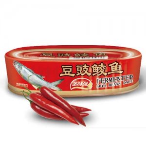 美味强豆鼓鲮鱼罐头156g