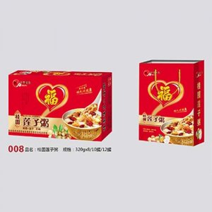 桂圆莲子八宝粥320gx8罐x10罐x12罐箱装+礼盒