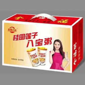 全福八宝桂圆莲子八宝粥手提