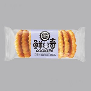 鲜曲奇饼干蓝莓味散装