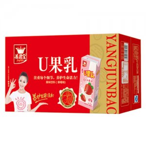 养君宝U果乳草莓味